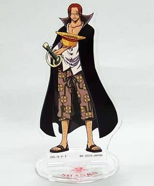 駿河屋 中古 シャンクス 麦わら帽子持ち アクリルスタンド 一番くじ ワンピース 大海賊シャンクス The Great Captain I賞 小物