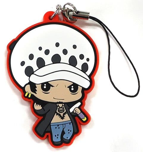 駿河屋 中古 トラファルガー ロー ラバーストラップ 東京ワンピースタワー フランキーのヘ ン タ イ ボールコースター景品 ストラップ