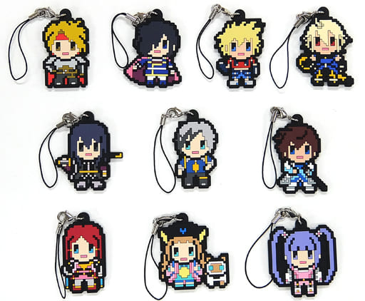 駿河屋 -<中古>全10種セット 「テイルズ オブ シリーズ ドット絵ラバー