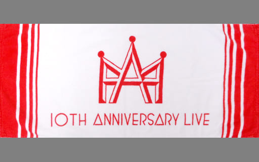 駿河屋 -<中古>伊藤千晃 フェイスタオル(赤) 「AAA 10th Anniversary