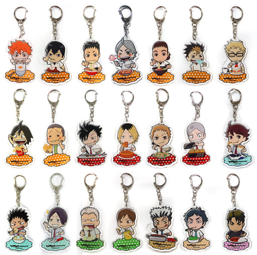 全21種セット 「ハイキュー!! セカンドシーズン×animatecafe トレーディングアクリルキーホルダー」