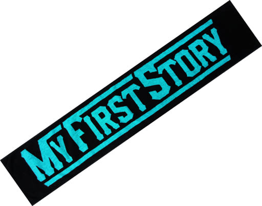 駿河屋 -<中古>MY FIRST STORY マフラータオル(ブラック×グリーン
