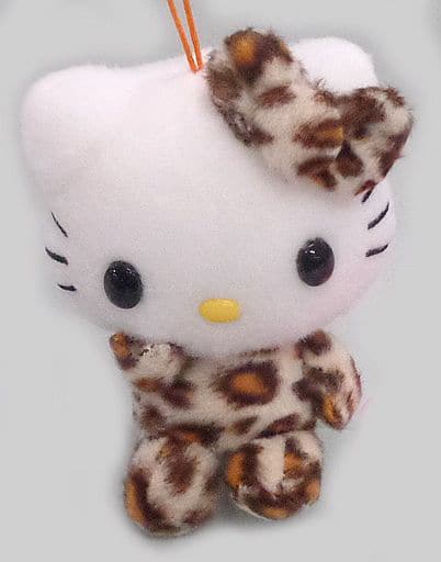 キティ(ブラウン) カラフルヒョウ柄マスコット 「ハローキティ」