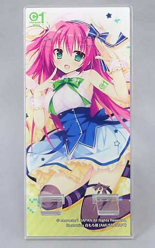 駿河屋 新品 中古 白もち桜イラスト アクリルスタンド Character1 16 公式グッズ 小物