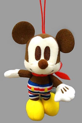 駿河屋 中古 ミッキーマウス トリコロールマリンマスコット ディズニーキャラクター ちびーず キーホルダー マスコット