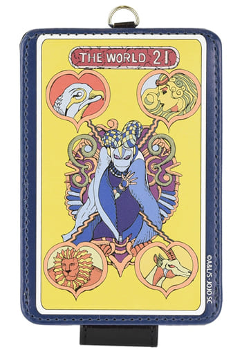 駿河屋 新品 中古 The World Icカードケース ジョジョの奇妙な冒険 第三部 スターダストクルセイダース 財布 パスケース