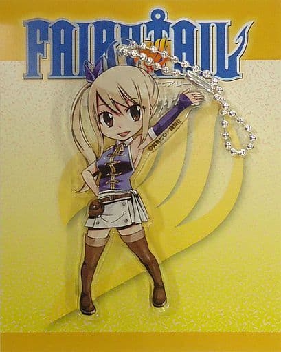 駿河屋 中古 ルーシィ ハートフィリア アクリルチャーム Fairy Tail フェアリーテイル Rave 真島ヒロ原画展グッズ キーホルダー マスコット