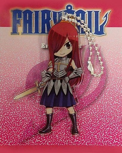 エルザ・スカーレット アクリルチャーム 「FAIRY TAIL -フェアリーテイル-/RAVE」 真島ヒロ原画展グッズ