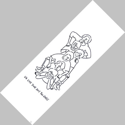 駿河屋 -<中古>V6 スポーツタオル 「V6 LIVE TOUR 2017 The ONES