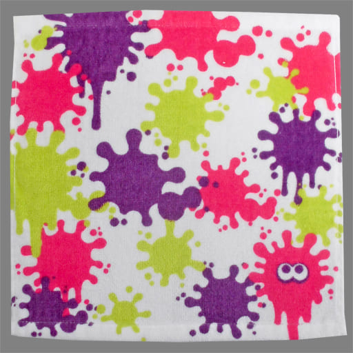 駿河屋 -<中古>インク柄 デザインタオル 「一番くじ Splatoon2(スプラ