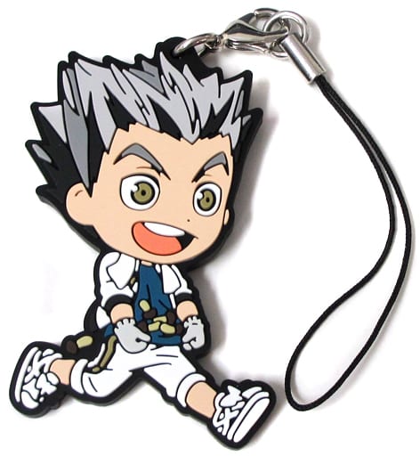 木兎光太郎 3年ラバーストラップ きゅんキャラいらすとれーしょんず 「一番くじ ハイキュー!!～米を食べろ 肉を食べろ 野菜も食べろ!!～」 O賞