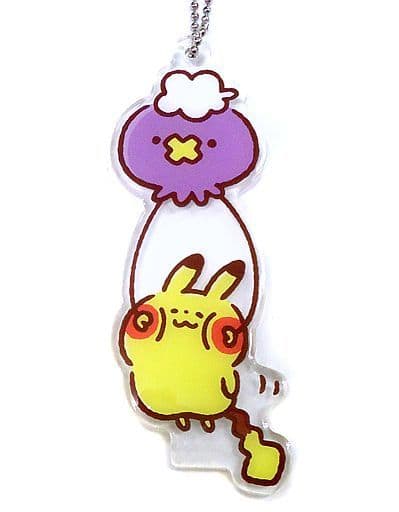 駿河屋 中古 ピカチュウ フワンテ ポケットモンスター アクリルキーホルダーコレクション Pokemon Yurutto ポケモン センター限定 キーホルダー マスコット