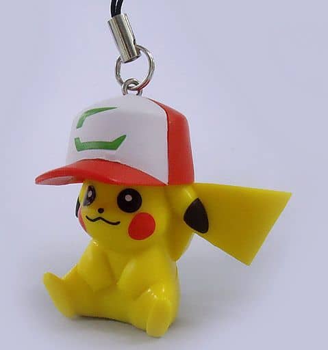 駿河屋 中古 いつも一緒 サトシのピカチュウ携帯ストラップ 劇場版 ポケットモンスター キミにきめた 劇場前売券特典 ストラップ