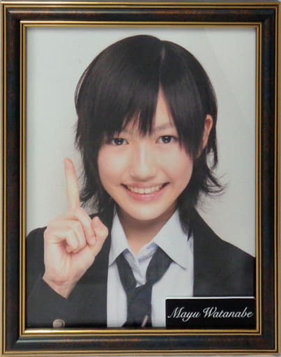 駿河屋 -<中古>渡辺麻友(AKB48) レプリカ歴代劇場壁写真 額付き 2007年 駿河屋 -<中古>渡辺麻友(AKB48) レプリカ歴代劇場壁写真 額付き 2007年