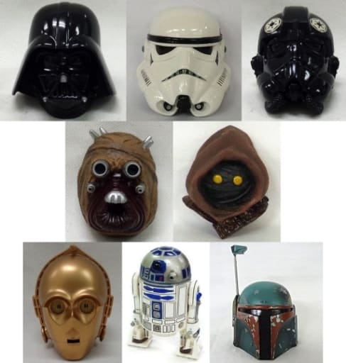 スターウォーズ リアルマスクマグネットコレクション 8個セット - SF スターウォーズ リアルマスクマグネットコレクション 8個セット - SF