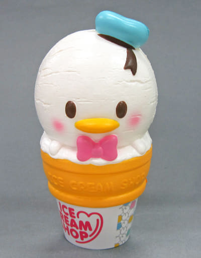 駿河屋 中古 ドナルドダック にぎやかアイスクリーム プレミアムスクイーズ Vol 2 ディズニー Tsum Tsum ツムツム キーホルダー マスコット