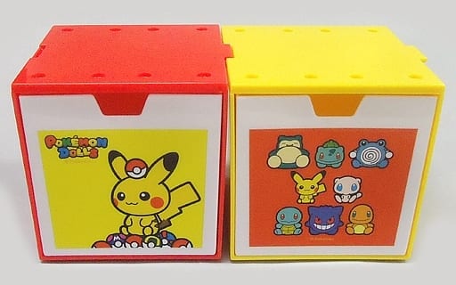 駿河屋 中古 ポケモンドールズ キューブボックス2個セット ポケットモンスター ポケモンセンター限定 生活雑貨