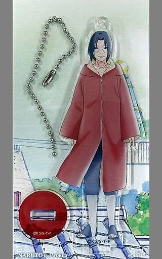 NARUTO J WORLD 絆 アクリルスタンド うちは サスケ イタチ-