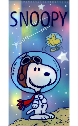 駿河屋 中古 スヌーピー ウッドストック 宇宙 マルチファイル Peanuts Snoopy ローソン 18年 夏のスヌーピーフェア 対象商品購入特典 小物