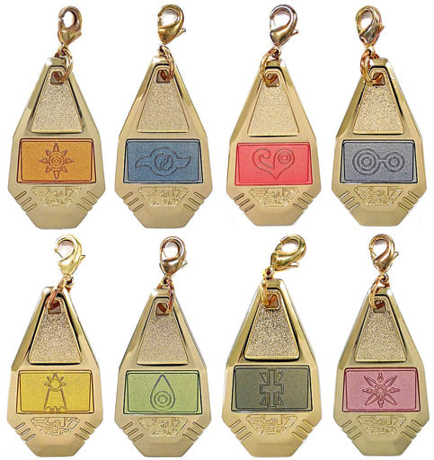 駿河屋 -<中古>全8種セット 「デジモンアドベンチャー メタルチャーム