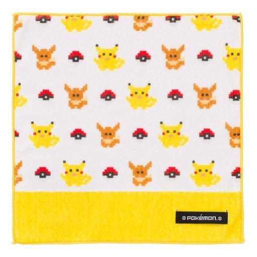 駿河屋 中古 ピカチュウ イーブイ Bl Pokemon Yellow ハンドタオル ポケットモンスター 赤 緑 ポケモンセンター限定 タオル 手ぬぐい