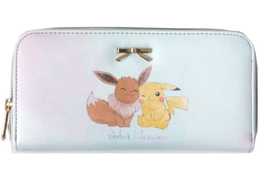 駿河屋 買取 ピカチュウ イーブイ 水彩シリーズ 長財布 ポケットモンスター 財布 パスケース