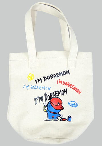 駿河屋 中古 3 ドラえもん トートバッグ サンリオ当りくじ I M Doraemon アイム ドラえもん 当りくじ カフェテーマ バック 袋類