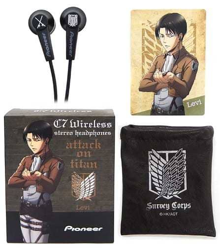進撃の巨人 リヴァイ コラボイヤフォン Pioneer - ヘッドフォン 進撃の巨人 リヴァイ コラボイヤフォン Pioneer - ヘッドフォン