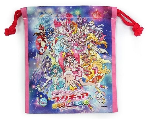 駿河屋 中古 キービジュアル 巾着 映画 プリキュアミラクルユニバース 劇場グッズ バック 袋類