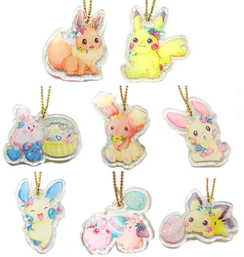駿河屋 中古 全8種セット ポケットモンスター アクリルチャームコレクション Easter Garden Party ポケモン センター限定 キーホルダー マスコット 駿河屋 中古 全8種セット ポケットモンスター アクリルチャームコレクション Easter Garden Party ポケモン センター限定 キーホルダー マスコット