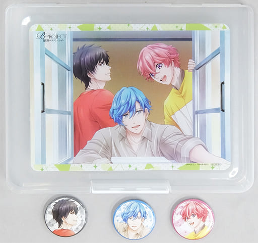 駿河屋 中古 Thrive クリアケース 丸型缶バッジ3個セット Blu Ray Dvd B Project 絶頂 エモーション アニメイト全巻購入特典 その他 駿河屋 中古 Thrive クリアケース 丸型缶バッジ3個セット Blu Ray Dvd B Project 絶頂 エモーション アニメイト全巻購入特典 その他