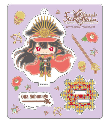駿河屋 新品 中古 アーチャー 織田信長 Stand Up アクリルマスコット2 Design Produced By Sanrio Fate Grand Order サンリオ キーホルダー マスコット