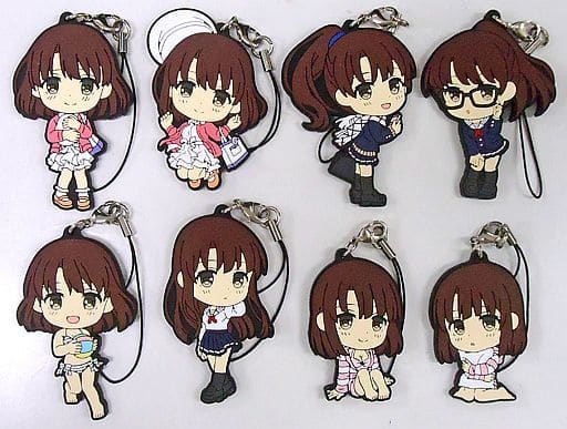 駿河屋 - 【買取】全8種セット 加藤恵だらけのラバーストラップ きゅん