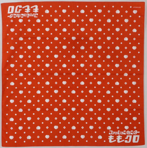 駿河屋 中古 百田夏菜子 ハンカチ レッド ももいろクローバーz 5thアルバム発売記念 ももクロ しまむら コラボ企画第2弾 タオル 手ぬぐい