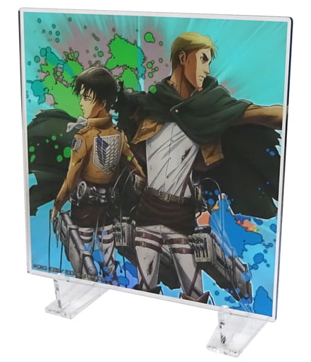 駿河屋 -<中古>リヴァイ&エルヴィン 描き下ろしアクリルボード 「進撃