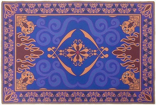 駿河屋 中古 魔法の絨毯 ラグマット 一番くじ Disney Aladdin ディズニープリンセス B賞 生活雑貨