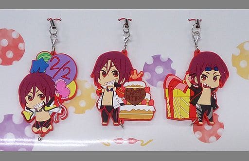 松岡凛 Hopeful Birthday つながるラバーストラップセット(3個セット) 「Free!-Dive to the Future-」 松岡凛 Hopeful Birthday つながるラバーストラップセット(3個セット) 「Free!-Dive to the Future-」