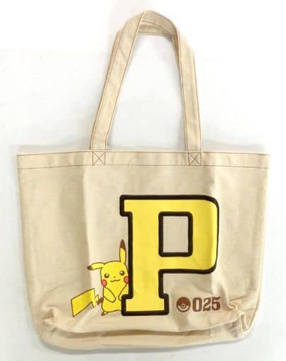 ポケモン x ゴッホ限定】 ピカチュウ キャンバス トートバッグ