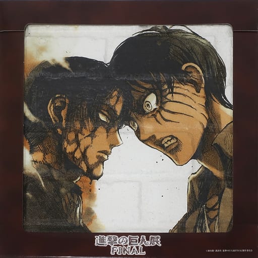 駿河屋 -<中古>エレン&リヴァイ イラスト壁中 「進撃の巨人展 FINAL