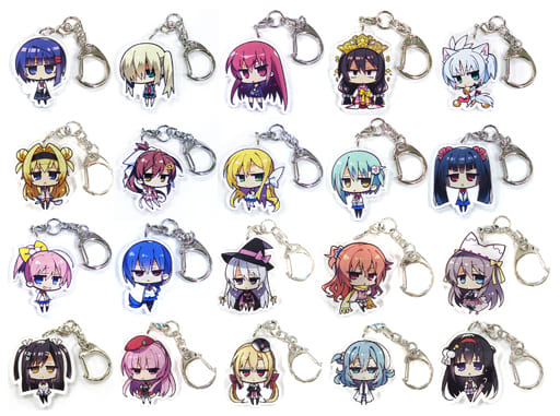 全20種セット 「ゆずソフト アクリルキーホルダーコレクション ジト目ver.2」 全20種セット 「ゆずソフト アクリルキーホルダーコレクション ジト目ver.2」