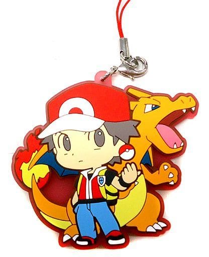 駿河屋 中古 レッド リザードン ポケットモンスター ラバーストラップコレクション Pokemon Trainers ポケモンセンター限定 ストラップ
