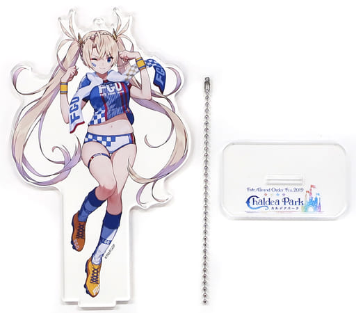 駿河屋 中古 ランサー ブラダマンテ 描き下ろしイラスト アクリルマスコット バトルアリーナ Fate Grand Order Fes 19 カルデアパーク キーホルダー マスコット