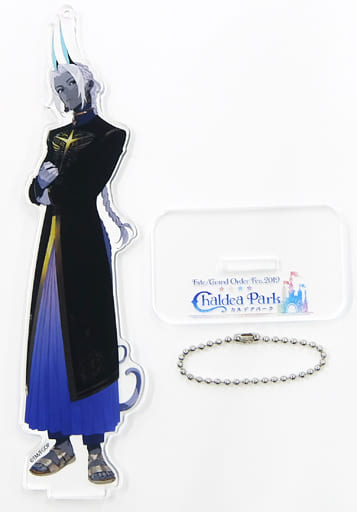 駿河屋 中古 バーサーカー アルジュナ オルタ 描き下ろしイラスト アクリルマスコット カルデアパレス Fate Grand Order Fes 19 カルデアパーク キーホルダー マスコット