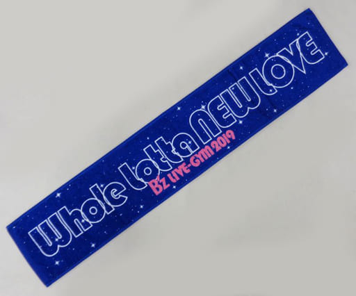 駿河屋 -<中古>B'z マフラータオル ネイビー 「B'z LIVE-GYM 2019