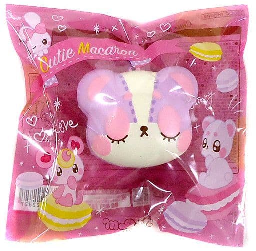 駿河屋 新品 中古 マオ 紫色 マカロン原宿ベア スクイーズ マスコット 小物