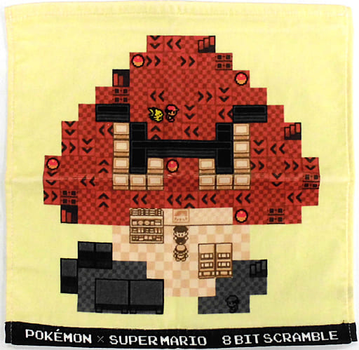 クリボー 8BIT SCRAMBLE Pokemon Center SHIBUYA 大判ハンドタオル 「スーパーマリオ」 ポケモンセンターシブヤ&Nintendo TOKYO限定