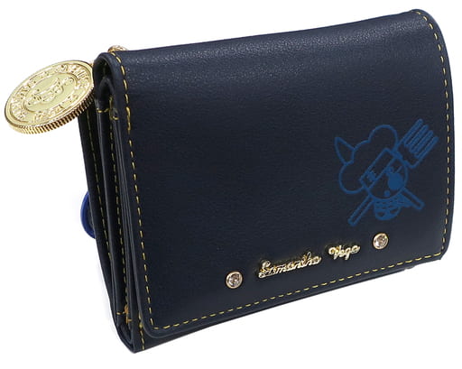 駿河屋 -<中古>サンジ コラボ財布 ネイビー 「ワンピース×Samantha