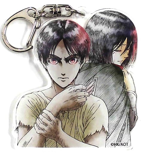 駿河屋 -<中古>エレン&ミカサ 描き下ろしアクリルマスコット 「進撃の 駿河屋 -<中古>エレン&ミカサ 描き下ろしアクリルマスコット 「進撃の