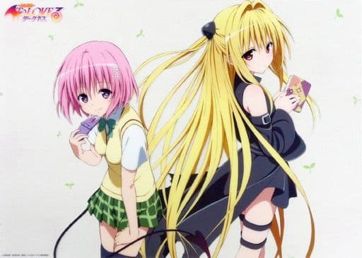 駿河屋 -<中古>モモ&金色の闇 A3クリアポスター 「ToLOVEる-とらぶる