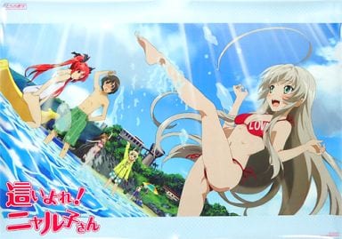 大注目 這いよれ!ニャル子さん - 集合(水着) B2クリアポスター 大注目 這いよれ!ニャル子さん - 集合(水着) B2クリアポスター